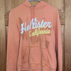 Orange Hollister hoodie
